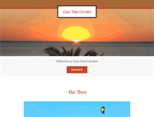 Tablet Screenshot of casavistacerralvo.com